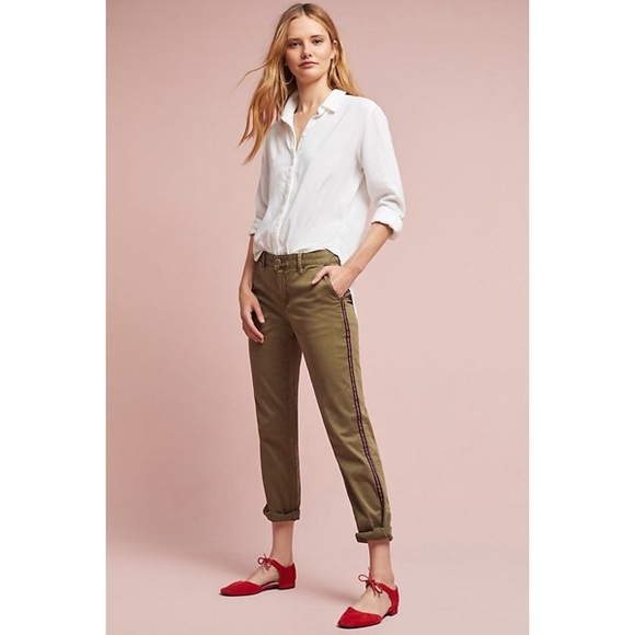 anthropologie chino pants